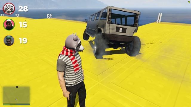 БУЛЬДОЗЕР vs ЛЕСТНИЦА В GTA ONLINE!!! смотреть онлайн