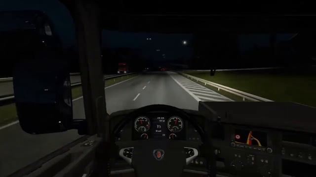 Euro Truck Simulator 2 Scania R500 V8 Realistic Turbo Sound смотреть онлайн