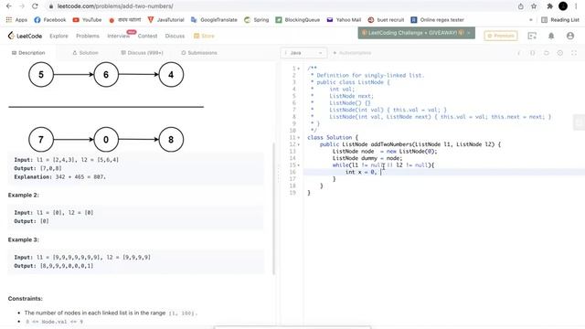 2. Leetcode Problem - Add Two Numbers Solution & Explanation Bangla смотреть онлайн