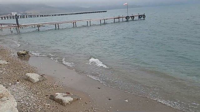 1.03.2023 , пляж у Дома-музея Волошина УМЕНЬШАЕТСЯ ! Коктебель смотреть онлайн