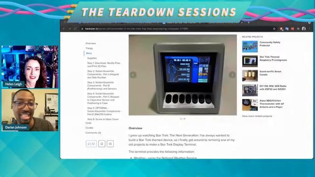 Teardown Session 16: MiP displays and home automation with Darian Johnson смотреть онлайн