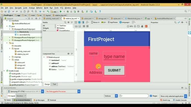 Day 2 Types Of Layout- Relative layout, linear layout смотреть онлайн