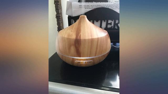 RENWER Essential Oil Diffuser, 400ml Wood Grain Ultrasonic Cool Mist Humidifier, Diffuser смотреть онлайн