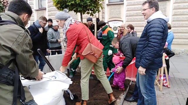 Посадка клёнов на пл.Восстания, г.Санкт-Петербург, 29.09.2019г.(3 часть) смотреть онлайн