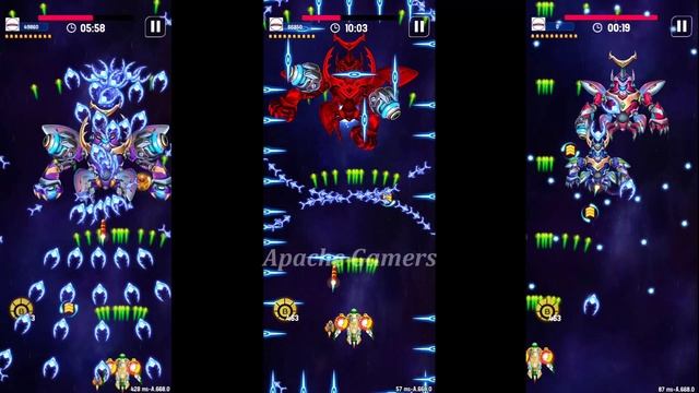 Galaxy Attack: Space Shooter | Boss Mode | New Boss 50 Boss Review | By Apache Gamers смотреть онлайн