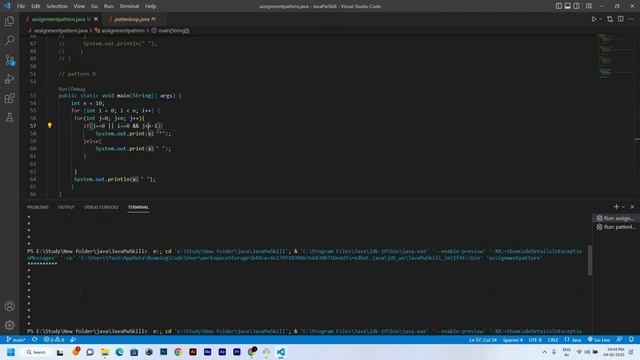 How to Create an Alphabet Symbol Pattern in Java (D) | #D #java смотреть онлайн
