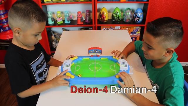 Tabletop soccer game | Deion's Playtime смотреть онлайн