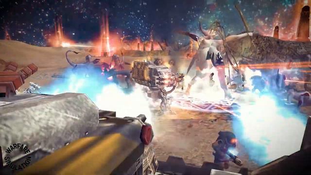 Daemon Hunters vs Chaos Daemons part 2 Warhammer 40K DoW: Soulstorm Unification Mod, Cinematic смотреть онлайн