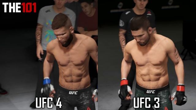 EA Sports UFC 4 vs UFC 3: Fighter Visuals Comparison (Which Look Better?) смотреть онлайн