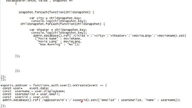 Android Google Firebase Cloud Functions Authentication Triggers смотреть онлайн