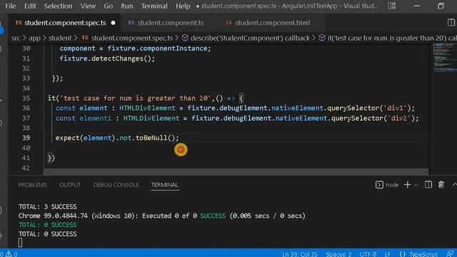 Part 30 : Unit Testing on Conditional Rendering (If condition) | Angular unit test case Tutorials смотреть онлайн