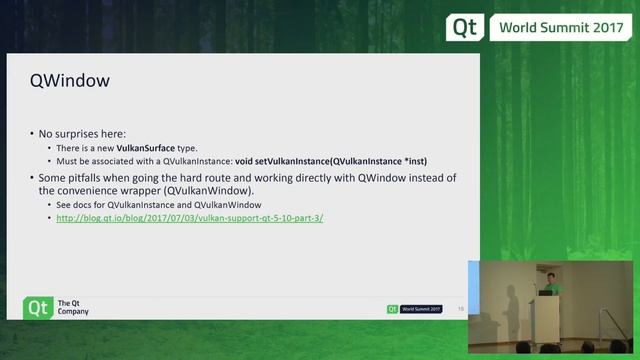 QtWS17 - Modern Graphics APIs in Qt: Vulkan and friends, Laszlo Agocs, The Qt Company смотреть онлайн