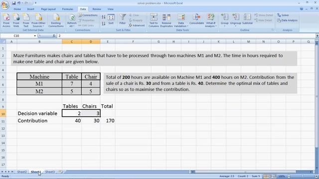 Linear Programming with Excel Solver смотреть онлайн