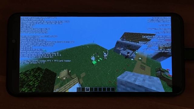 PinePhone running Minecraft Java Edition смотреть онлайн