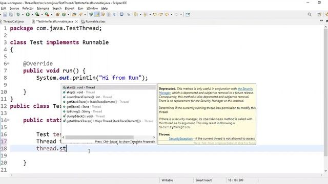 Thread in Java смотреть онлайн