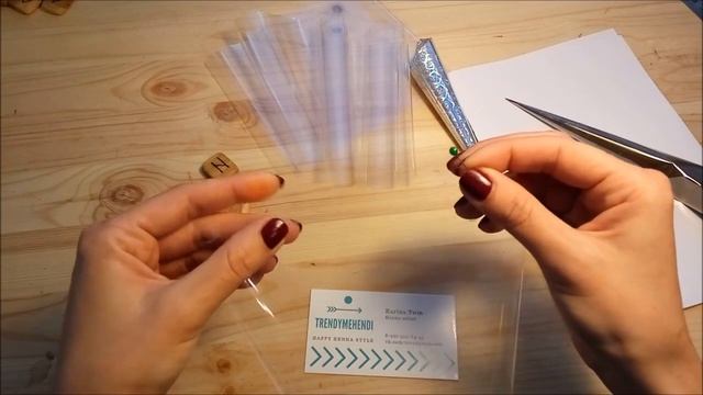 Как я делаю КОНУС для ХНЫ / HOW to roll a HENNA CONE смотреть онлайн