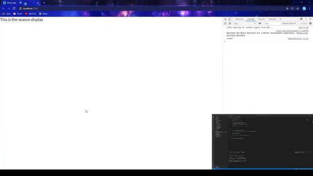 Making a Seasons App with React! смотреть онлайн