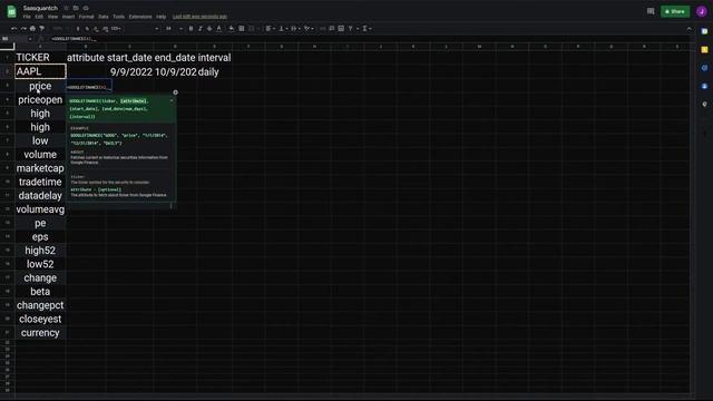 How to Use the Google Finance Function in Google Sheets смотреть онлайн