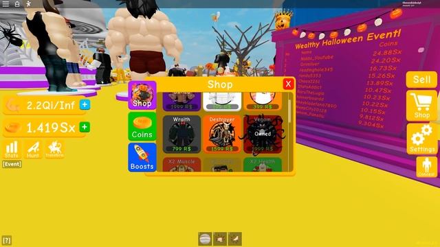 УРА! НОВОЕ ОБНОВЛЕНИЕ В Симулятор КАЧКА! ТРАЧУ 4000 РОБАКСОВ в РОБЛОКС! Lifting Simulator ? смотреть онлайн