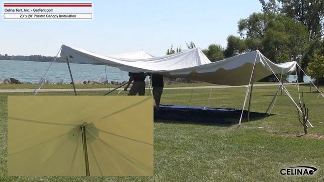 20' x 20' Presto! Canopy Installation Procedure смотреть онлайн
