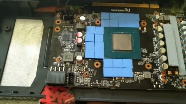 замена термопрокладок на 3060 ti gigabyte eagle
