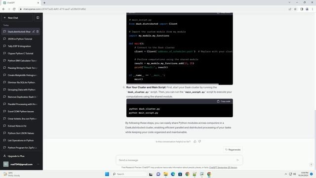 Share python modules across computers in a dask distributed cluster смотреть онлайн