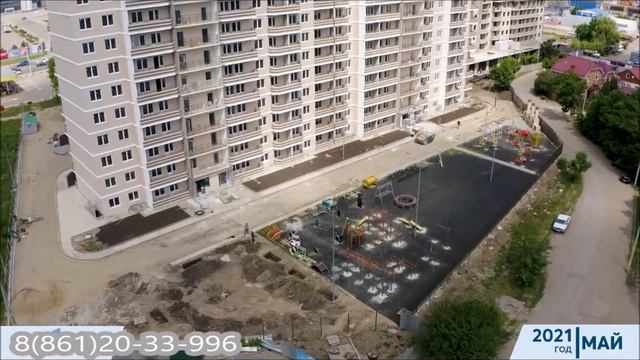 ЖК Олимпийский в Краснодаре / Ход строительства / ИЮНЬ 2021 смотреть онлайн
