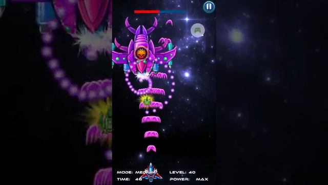 Galaxy Attack: Alien Shooter - Meloidae Medium Boss Kill смотреть онлайн