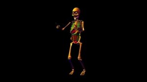 Скелет танцует под музыку (1 час)