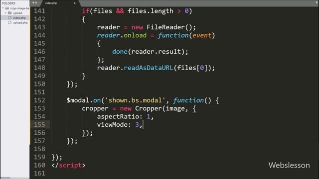 Crop Image Before Upload using CropperJS with PHP смотреть онлайн