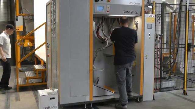 Gema EquiFlow быстрая смена цвета порошковой краски смотреть онлайн