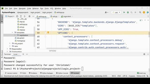 How to create login page using Django смотреть онлайн