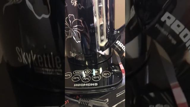 Умный чайник REDMOND RK-M170S-E (чёрный) смотреть онлайн