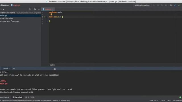 Backend #1. Создание репозитория. Создание проекта. Push проекта в репозиторий смотреть онлайн