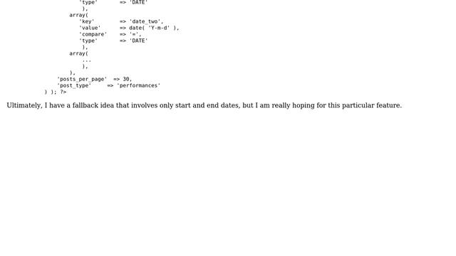 Wordpress: List of Events with Multiple Dates: Only NEXT Date смотреть онлайн