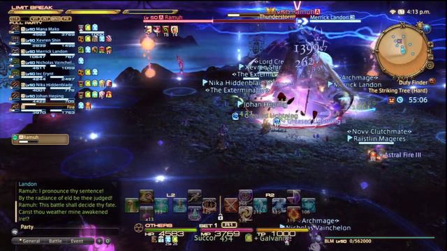 Final Fantasy XIV: A Realm Reborn - Ramuh Fight - The Striking Tree (Hard) смотреть онлайн