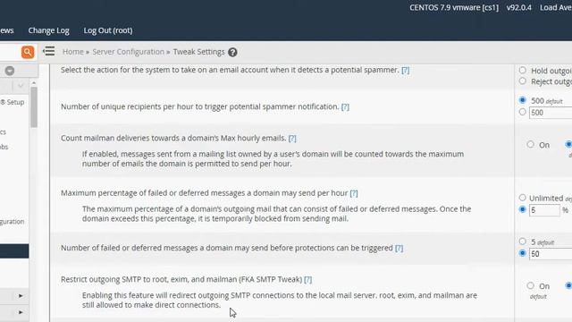 WHM Tweak Settings , tweak settings in whm part 2 смотреть онлайн