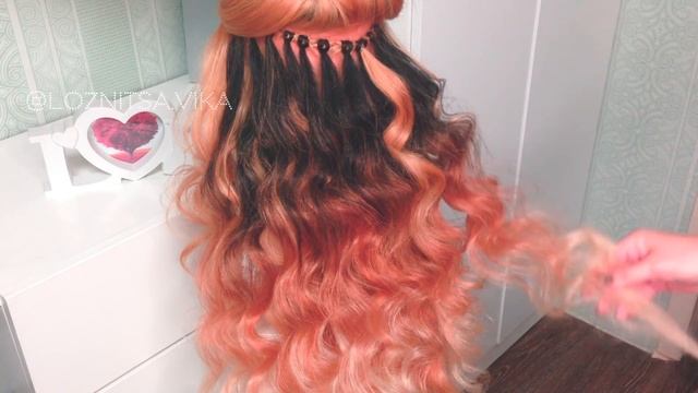 Локоны на Новый год? Объемные ЛОКОНЫ без начеса и гофре. BIG VOLUMINOUS WAVES . LOZNITSA смотреть онлайн