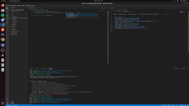 How to use Postgres on a Discord bot | Discord.js (v14) Bot Tutorial (EP 3) смотреть онлайн