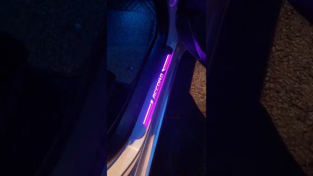 Honda Accord Led Door Sills 2021 смотреть онлайн