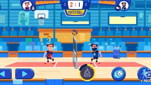 Volleyball challenge|Игра в волейбол|Обзор игр смотреть онлайн