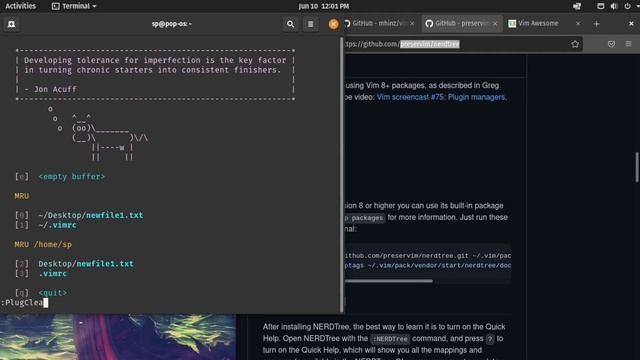 How to install/manage plugins in Vim using vim-plug смотреть онлайн