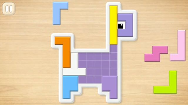 Block Square Puzzle: Tangram for kids смотреть онлайн