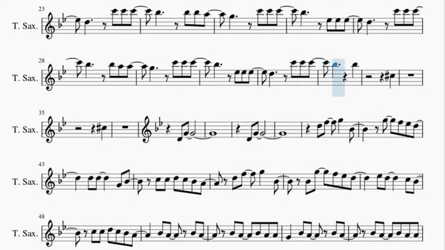 Tenor Sax Sheet Music: How to play Smells like Teen Spirit by Nirvana смотреть онлайн