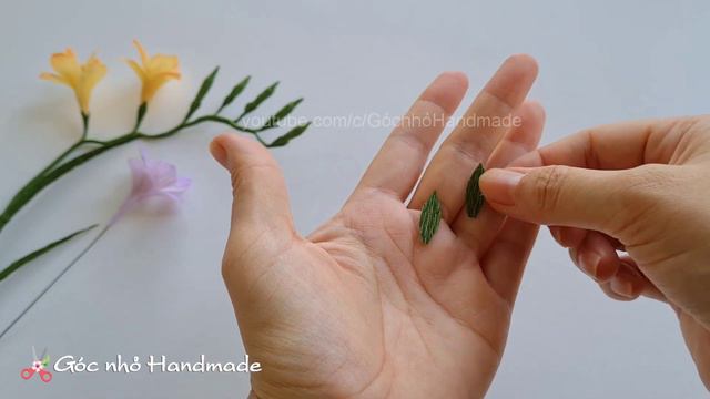 How To Make Freesia Paper Flower / Paper Flower / Góc Nhỏ Handmade