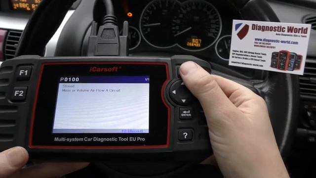 Vauxhall Check Engine FIXED iCarsoft EU Pro Demonstration Review p0100 смотреть онлайн