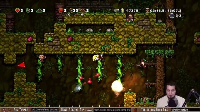 Spelunky Online Co-op! (Full Run) смотреть онлайн