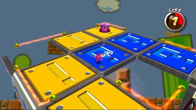 Puzzle - Super Mario Galaxy - Flipswitch Galaxy- Painting the World Yellow - Nintendo Wii Gameplay смотреть онлайн