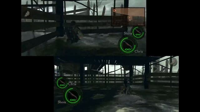 Resident Evil 5 split screen Game play - Resident Evil 5 Cheat Trainer - 2 Player Mod CH -No.....3- смотреть онлайн