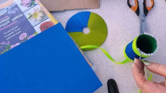 Подставка для канцтоваров / Как сделать настольный органайзер. смотреть онлайн